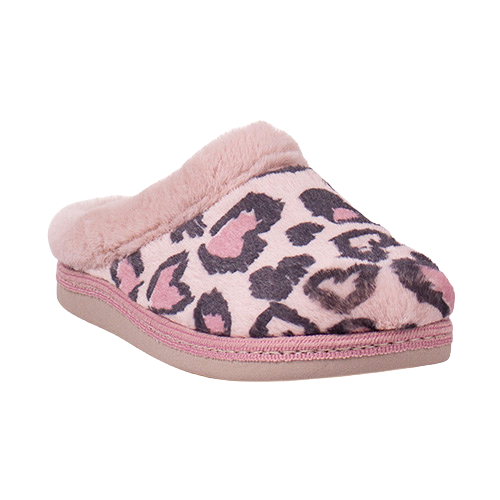 Lunar Ladies Mule Slippers - Frutti - Leopard