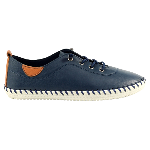 Lunar Ladies Trainers - St Ives - Navy