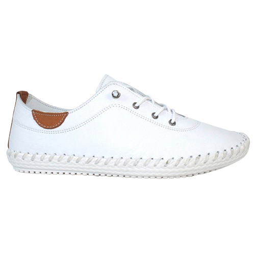Lunar Ladies Trainers - St Ives - White