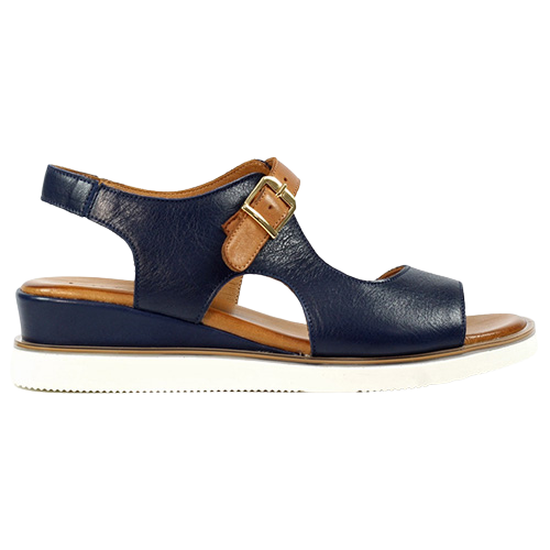 Lunar Ladies Wedge Sandals - Spring - Navy