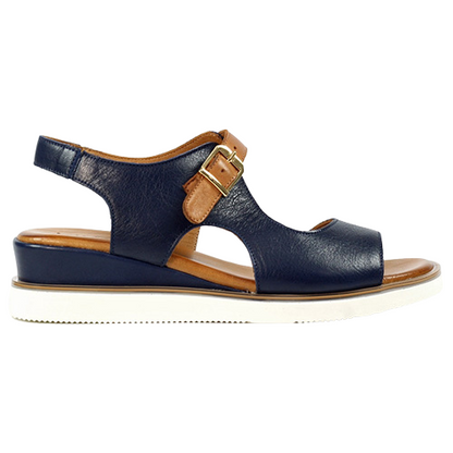 Lunar Ladies Wedge Sandals - Spring - Navy