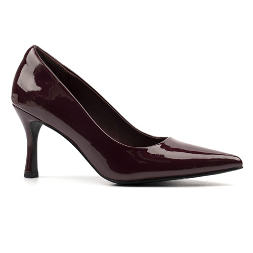Lunar  Dressy Court  Heel - Megan - Burgundy