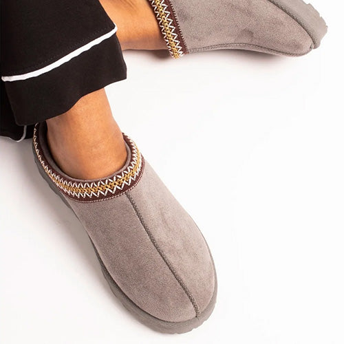 Lunar Nepal Ladies Slipper - Grey