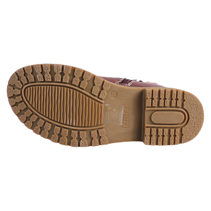 Lunar Ladies Waterproof Ankle Boots - Jalapeno - Burgundy