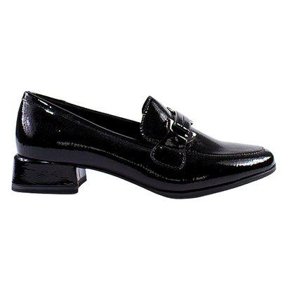 Marco Tozzi  Block Heeled Loafers - 24250-45 -Black
