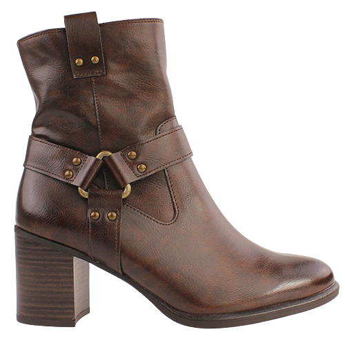 Marco Tozzi Ladies Ankle Boots - 25393-43 - Brown