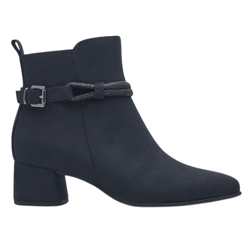 Marco Tozzi Ladies Ankle Boots - 25399-43 - Navy