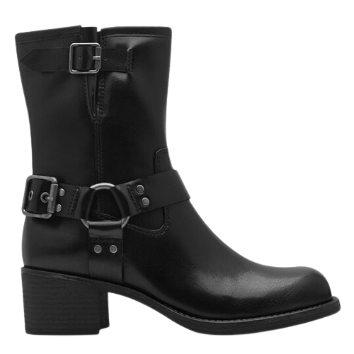 Marco Tozzi Ladies Biker Boots - 25388-43 - Black