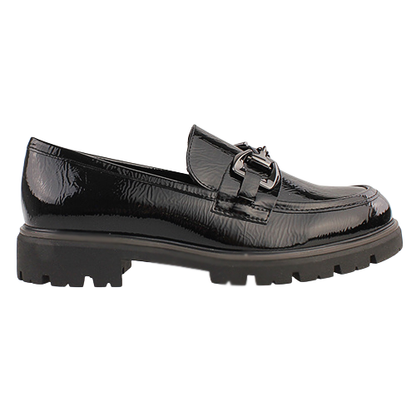 Marco Tozzi Ladies Loafers - 24700-43 - Black Patent