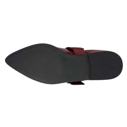 Marco Tozzi Ladies Cross Strap Pumps - 22128-45 - Red Patent