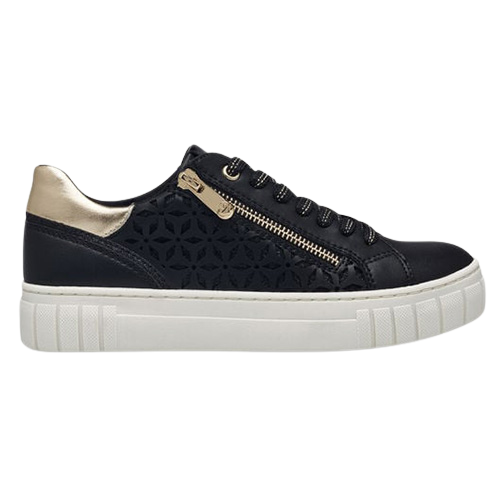 Marco Tozzi Ladies Trainers - 23701-42 - Black