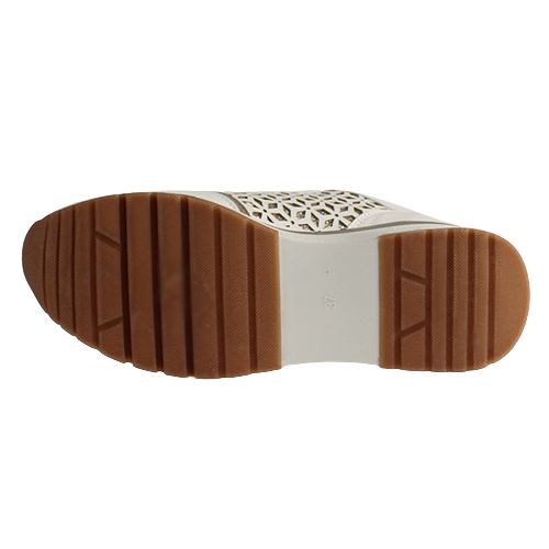 Marco Tozzi Ladies Wedge Trainers 23721 42 White Rosegold