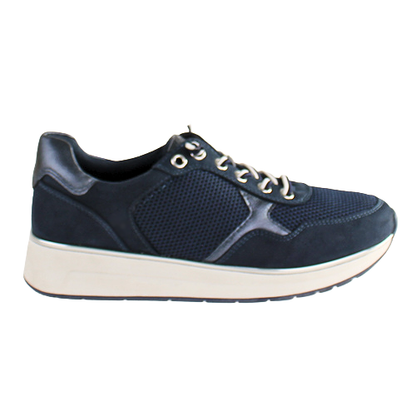 Marco Tozzi Ladies Wedge Trainers - 23731-42 - Navy