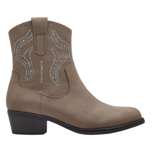 Marco Tozzi Ladies Western Boots - 25323-43 - Stone