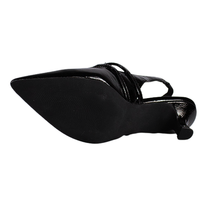 Marco Tozzi  Sling Back Pumps- 29508-45 - Black Patent