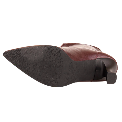 Miss Elastic Ladies Sock Boots  - 78042 - Burgundy