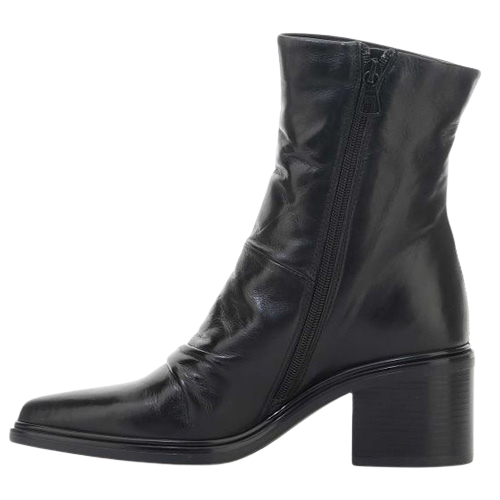 Mjus Block Heeled Ankle Boots - L39206 -  Black