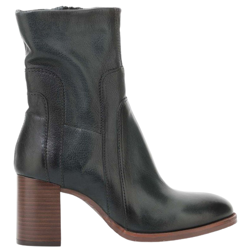 Mjus Block Heeled Ankle Boots - P26206 - Green