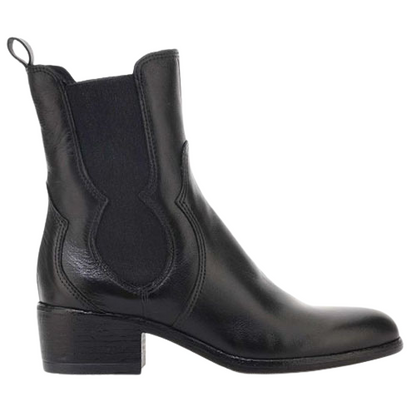 Mjus Block Heeled Chelsea Boots - L48205 - Black