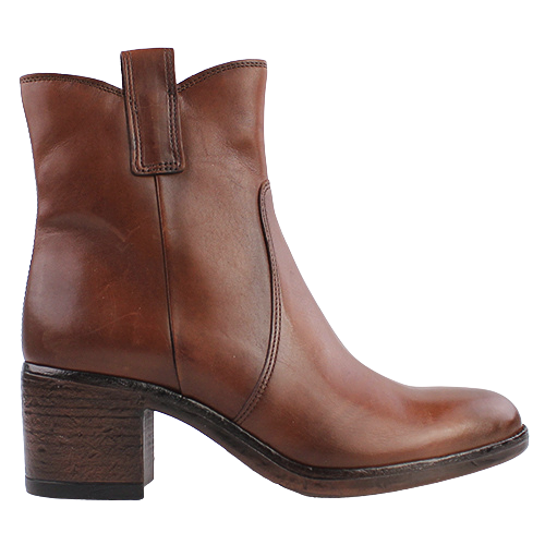 Mjus Block Heeled Ankle Boots - L49202 - Tan