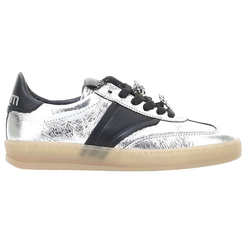 Mjus Ladies Trainers - T94101 - Silver/Black