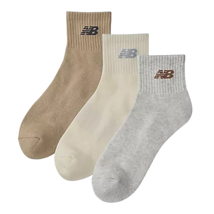 New Balance 3 pack Ankle Socks Assorted Greenes Shoes