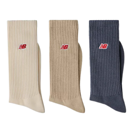 New Balance Patch Logo Crew Socks - Assorted