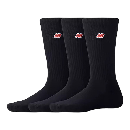 New Balance Patch Logo Crew Socks - Black