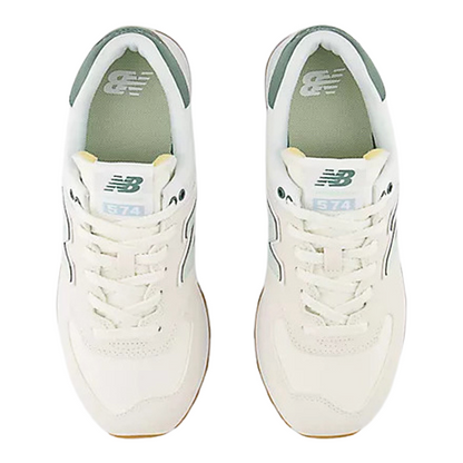 New Balance Ladies Trainers - WL574CGR - Beige/Green