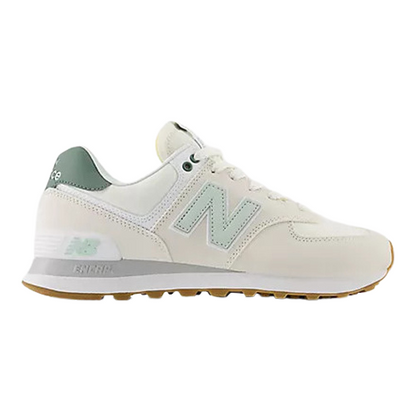New Balance Ladies Trainers - WL574CGR - Beige/Green