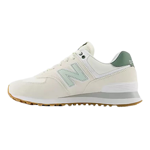 New Balance Ladies Trainers - WL574CGR - Beige/Green