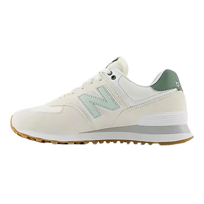 New Balance Ladies Trainers - WL574CGR - Beige/Green