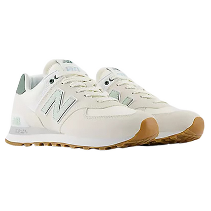 New Balance Ladies Trainers - WL574CGR - Beige/Green