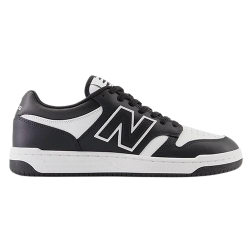 New Balance Unisex Trainers - BB480LBA - Black/White – Greenes Shoes