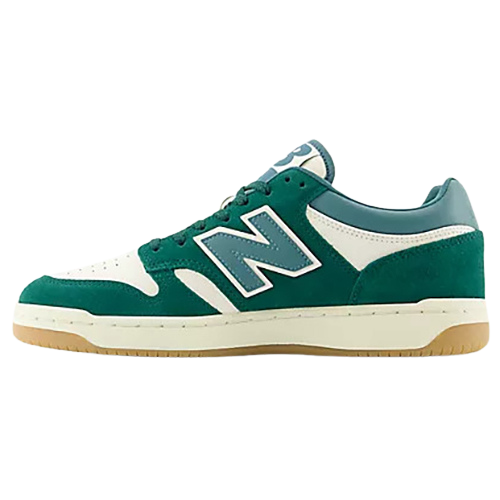 New Balance Unisex Trainers- BB480LPA -Green/White