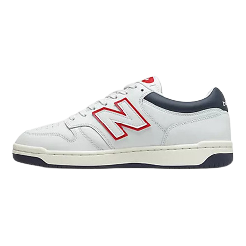 New Balance Unisex Trainers - BB480LWG - Wht/Nvy/Red