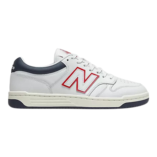 New Balance Unisex Trainers - BB480LWG - Wht/Nvy/Red