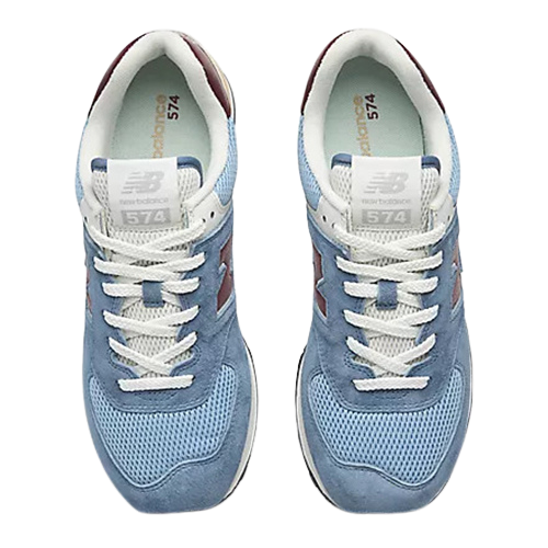 New Balance Unisex Trainers - U574SPR - Blue / Burgundy