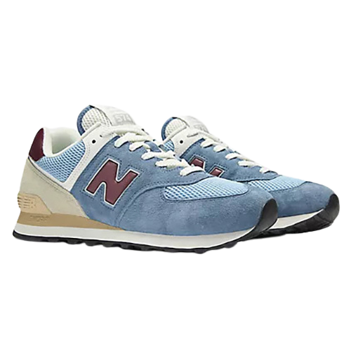 New Balance Unisex Trainers - U574SPR - Blue / Burgundy