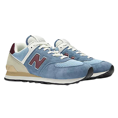 New Balance Unisex Trainers - U574SPR - Blue / Burgundy