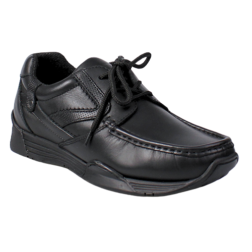 Ninety 78  Mens Laced Shoes - Lusk - Black