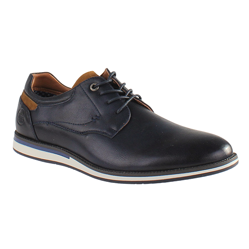Ninety78 Mens Laced Casual Shoe - NTY508 - Navy