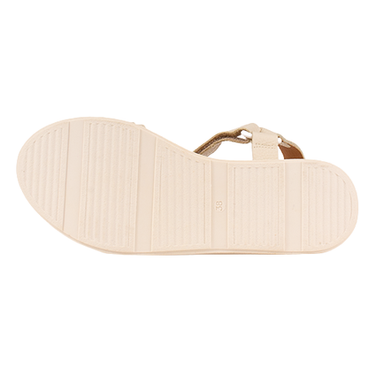 Oh! My Sandals Wedge Sandals - 5961 - Cream