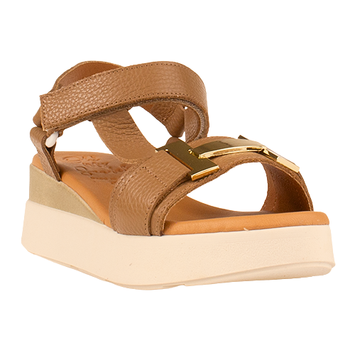 Oh! My Sandals Wedge Sandals - 5961 - Taupe