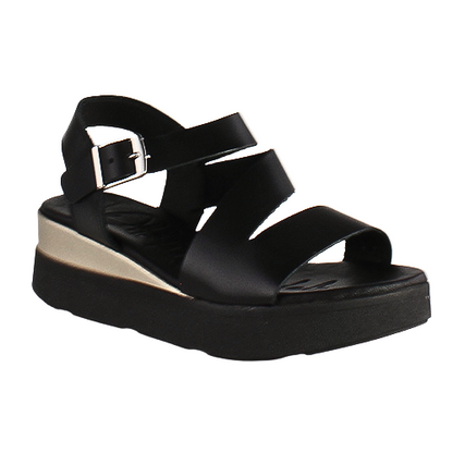 Oh! My Sandals -  Platform Sandals - 5417 - Black
