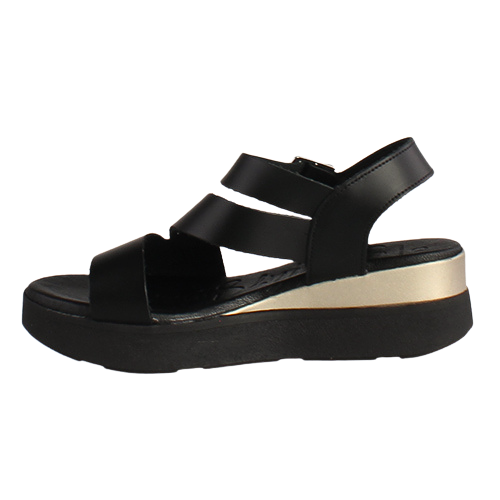 Oh My Sandals Ladies Wedge Sandals - 5417 - Black
