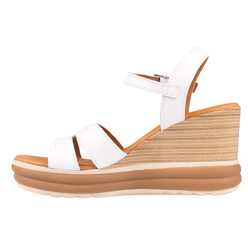 Oh! My Sandals Wedge Sandals - 5746 - White