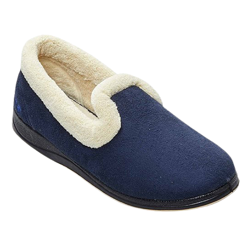 Padders Ladies Slippers - Repose - Navy