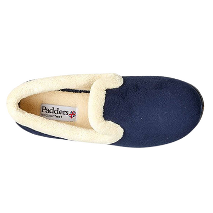 Padders Ladies Slippers - Repose - Navy