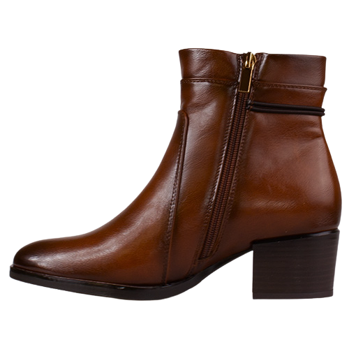 Patrizio Como Ladies Ankle Boot - Birago - Tan
